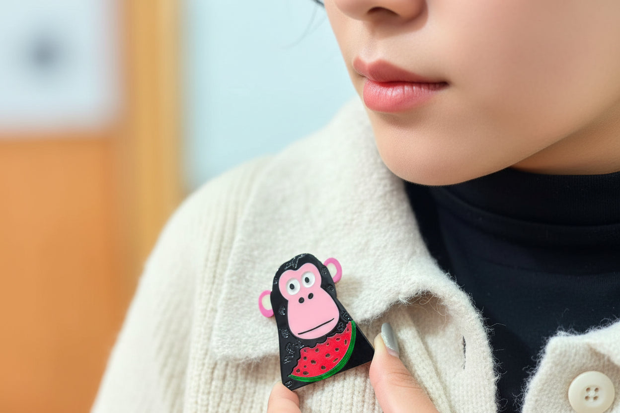 Spilla Gorilla Anguria Soldi