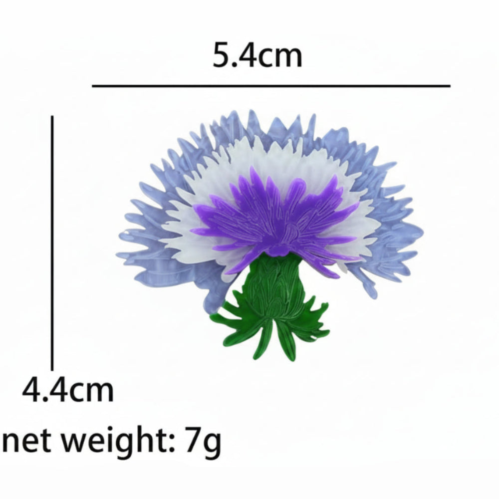 Kornblumenblütenbrosche