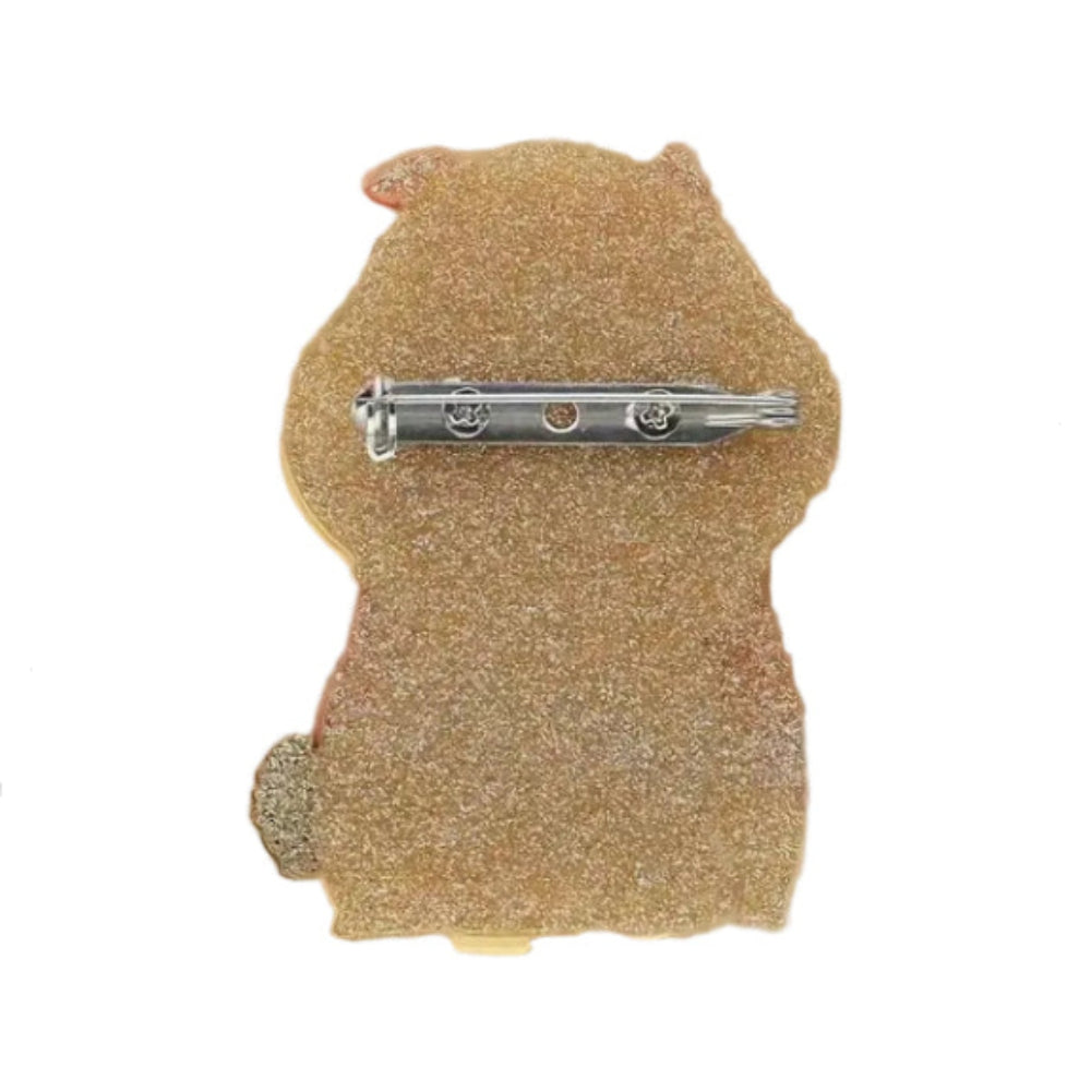 Cute Nick Puppy Acrylic Brooch