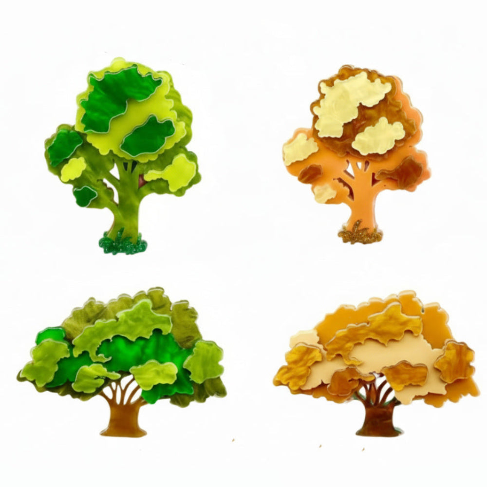 Acrylic Wish Tree Brooch