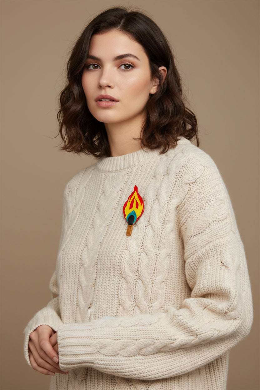 A Ray of Warmth Match Brooch