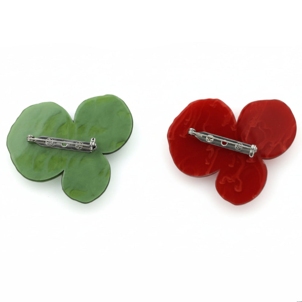 Clover Acrylic Brooch