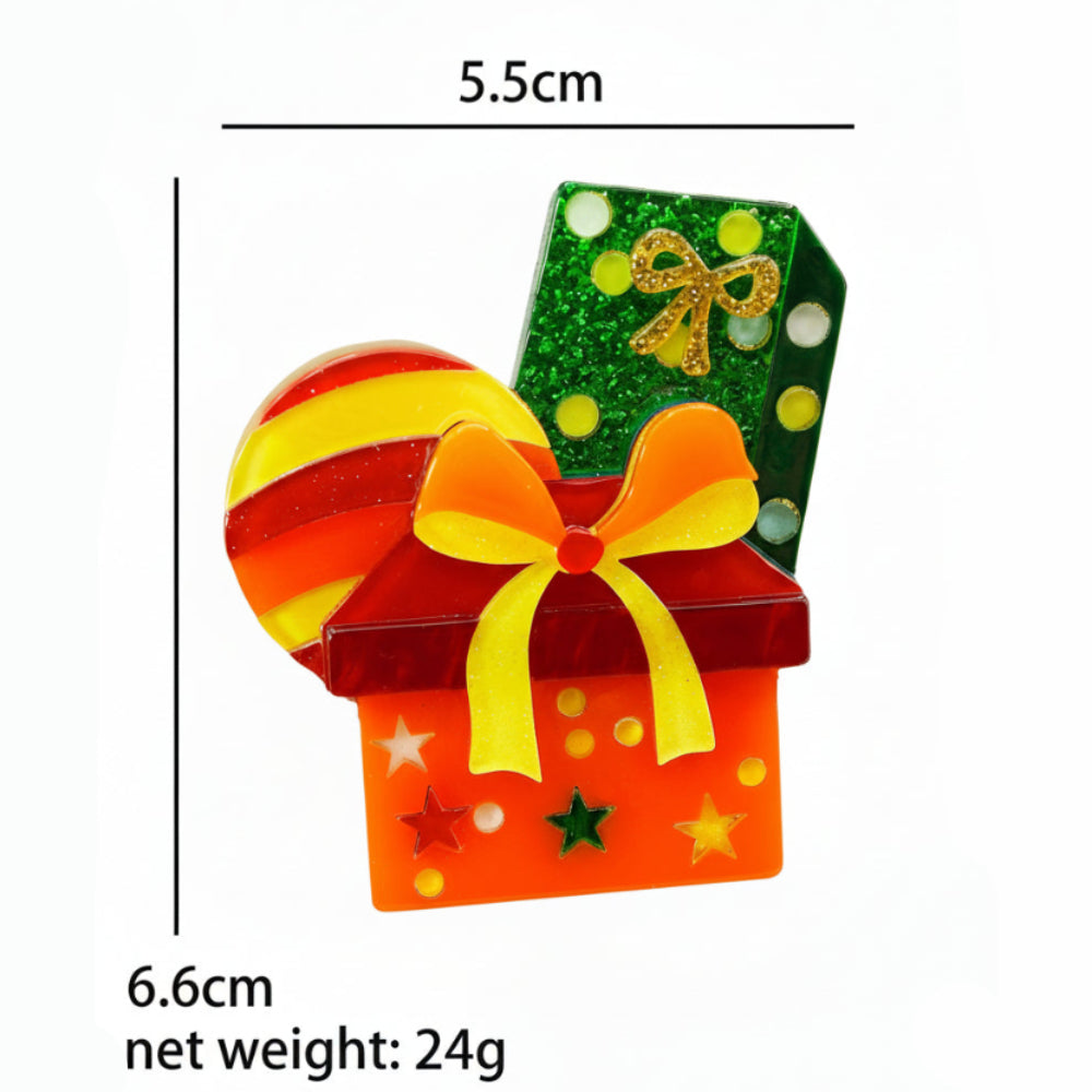 Christmas Cheer Brooch Quartet
