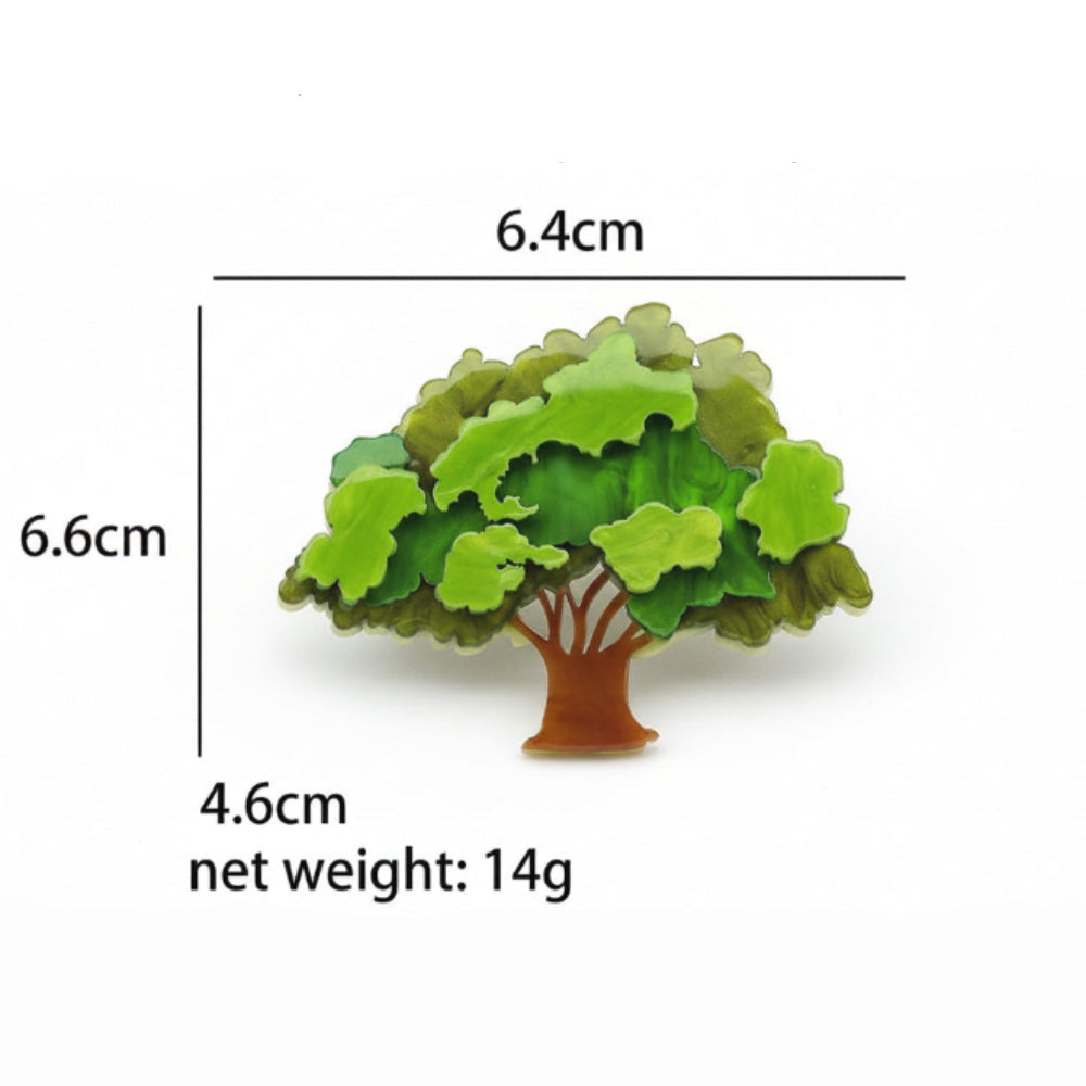 Acrylic Wish Tree Brooch