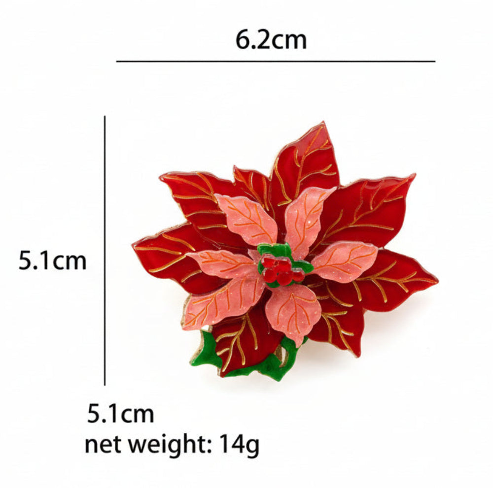 Christmas Cheer Brooch Quartet
