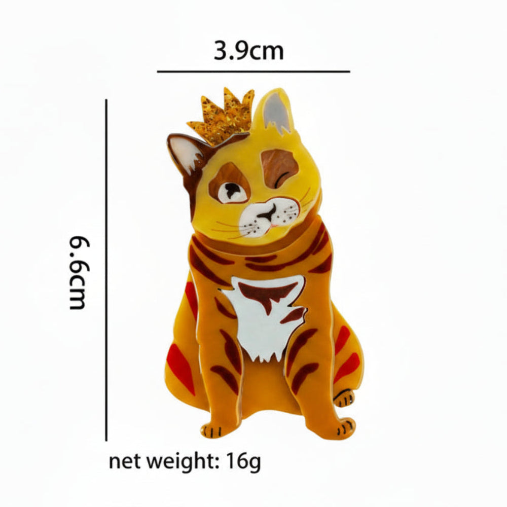 Spilla Gatto Reale / Gatto Incappucciato