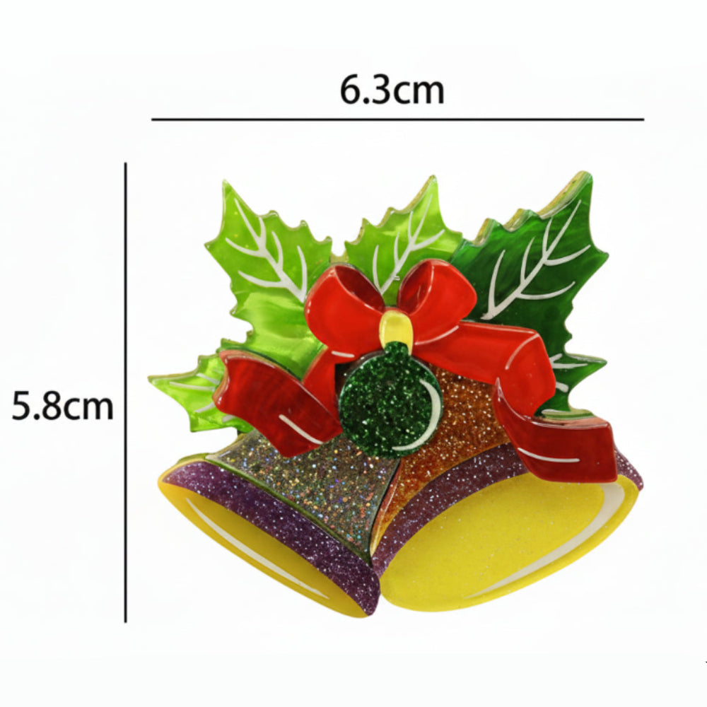 Christmas Cheer Brooch Quartet