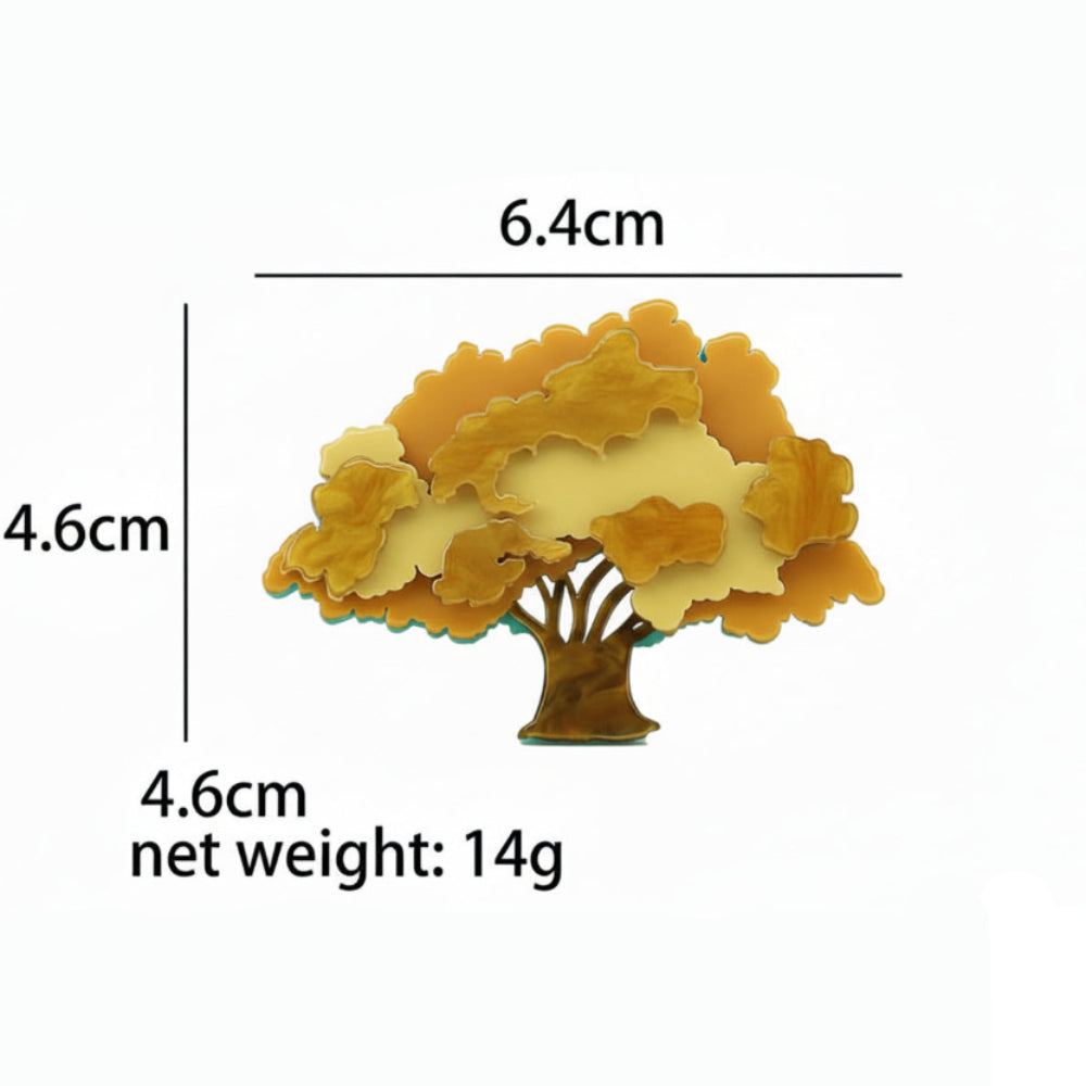 Acrylic Wish Tree Brooch