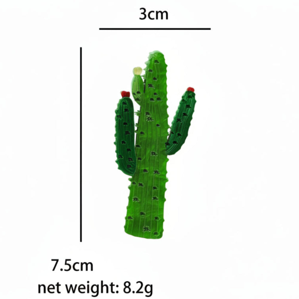 Spilla in acrilico Cactus Soleggiato