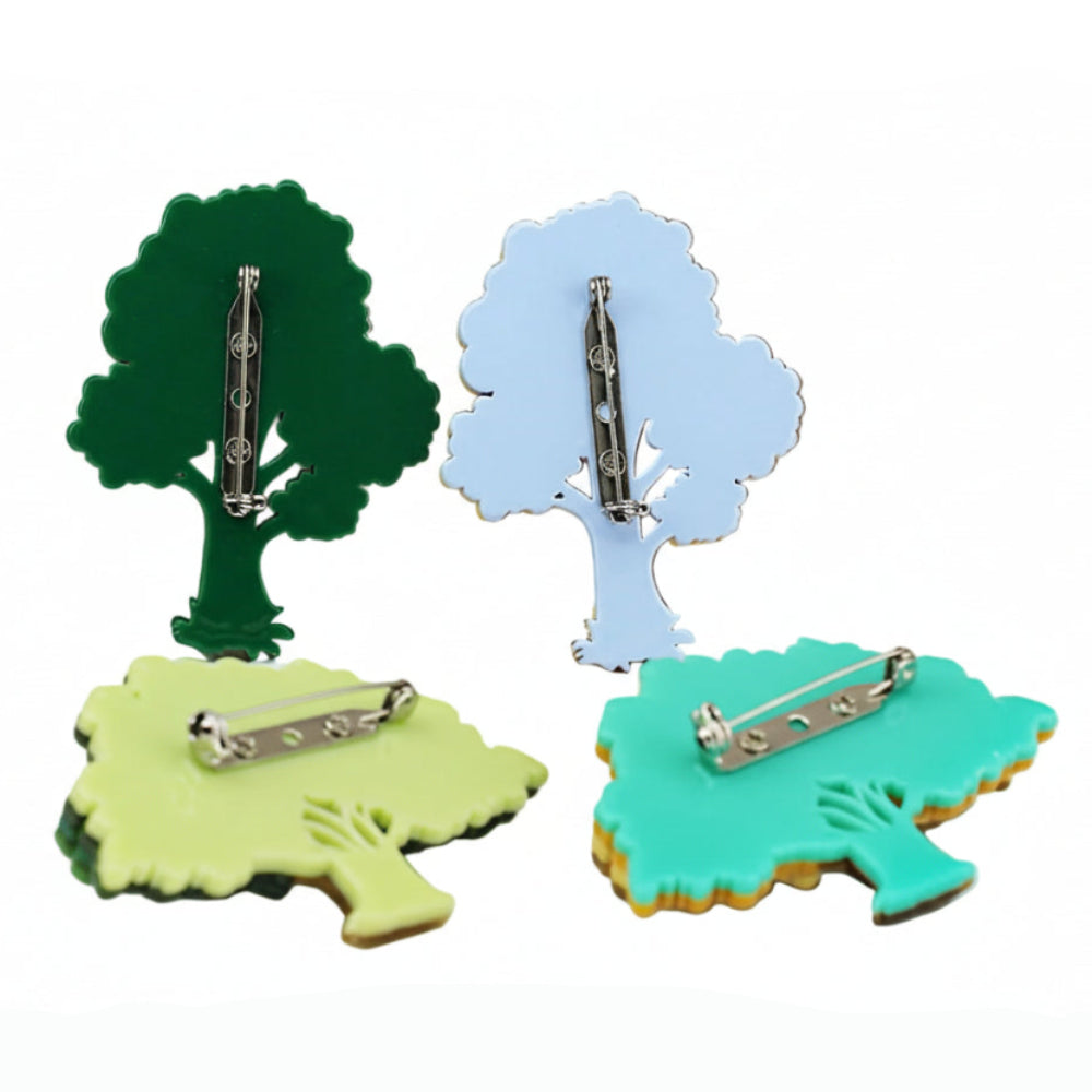 Acrylic Wish Tree Brooch