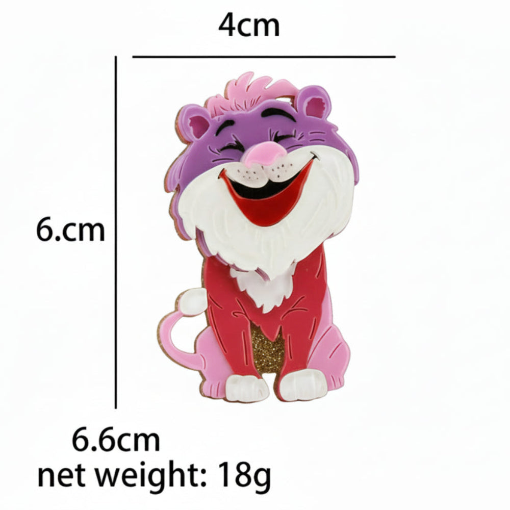 Lucky Leo Acrylic Brooch