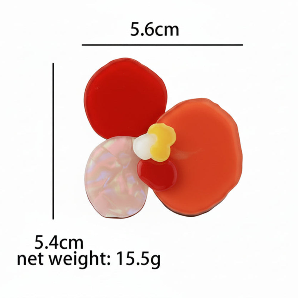 Clover Acrylic Brooch
