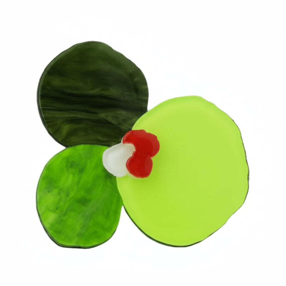 Clover Acrylic Brooch